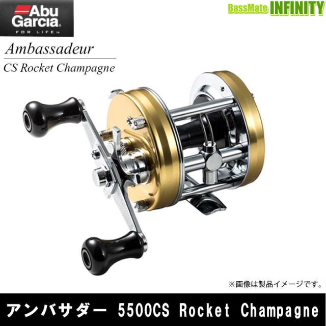 ●アブガルシア Abu　アンバサダー 5500CS Rocket Champagne (右ハンドル)の通販は