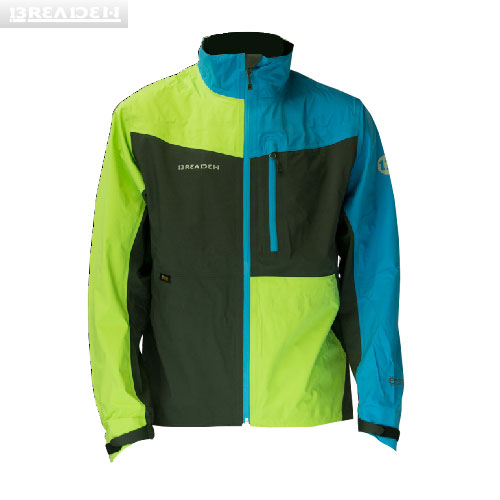 ●ブリーデン BREADEN　レインジャケット フィッシングSP eVent CRAZYKIWI（クレイジーキウイ） 【ri24】