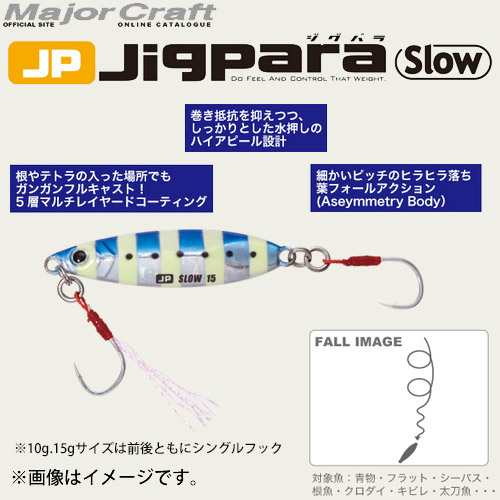 メジャークラフト ジグパラ スロー Jpslow 10g メール便配送可 の通販はau Pay マーケット バスメイトインフィニティ