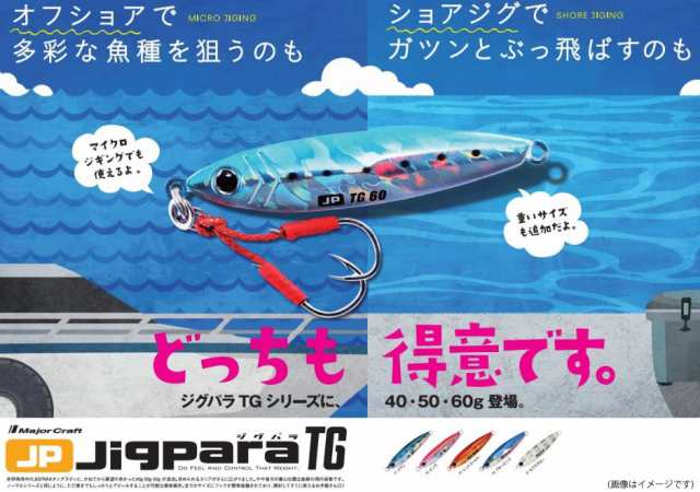 メジャークラフト ジグパラ Tg タングステン Jptg 60g おまかせ爆釣カラー3個セット 161 メール便配送可 の通販はau Pay マーケット バスメイトインフィニティ