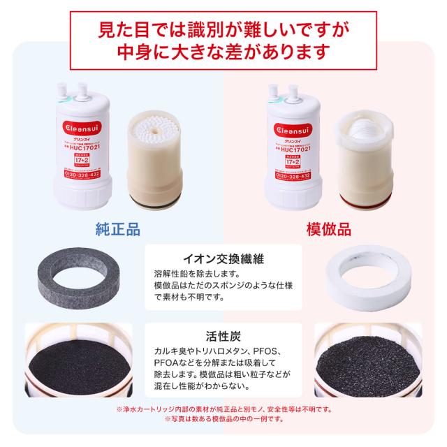 クリンスイ - 【新品未開封】クリンスイ　浄水カートリッジ　HUC17021 定期配送】HUC17021 | 浄水器のクリンスイ オンラインストア
