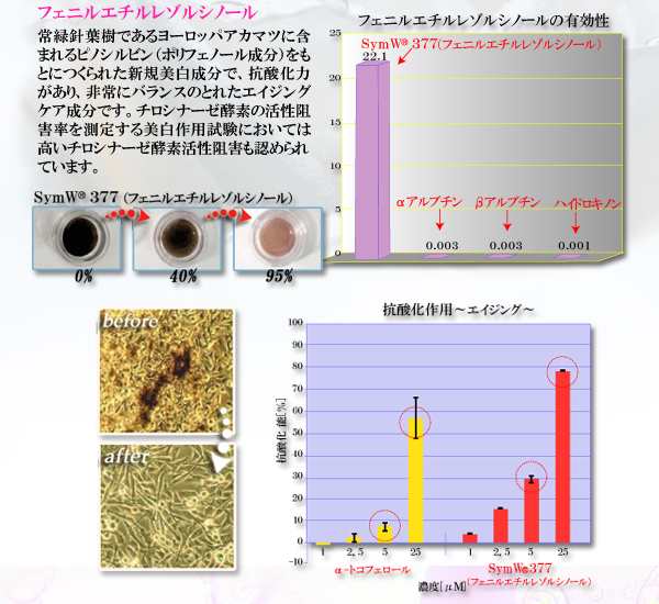 レゾルシノール フェニル エチル