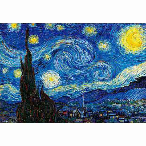 ジグソーパズル 1000マイクロピース 星月夜 [M81-867] 【ゴッホ 絵画