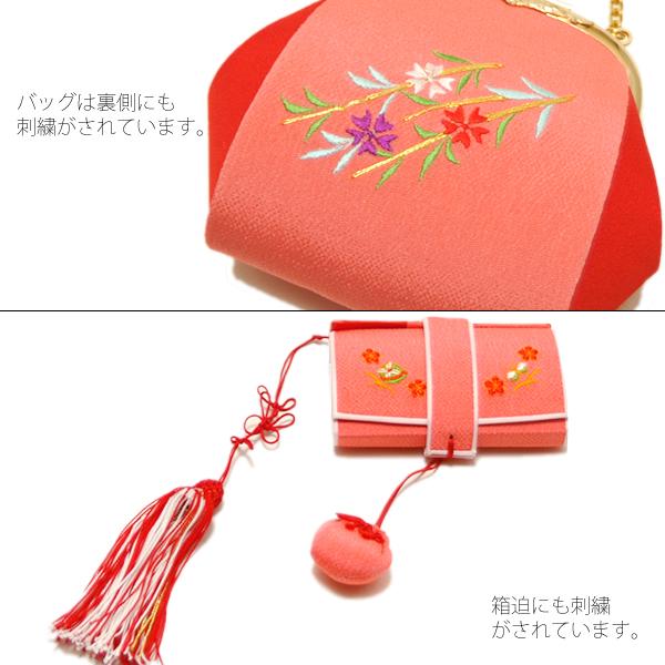 新品未使用品！！七五三 箱迫5点セット まり柄刺繍 S・M・L サイズ選択