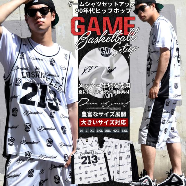 セットアップ メンズ 大きいサイズ 夏 ブランド バスパン パンツ