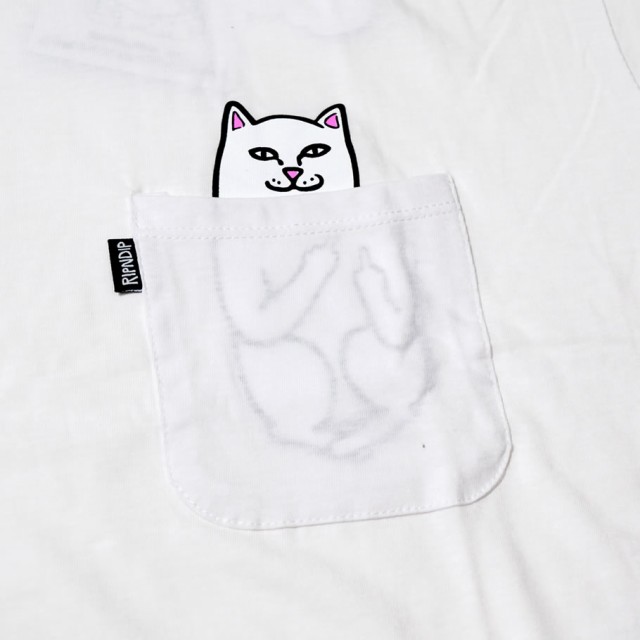 リップンディップ Tシャツ メンズ 半袖 Ripndip Ripndip ポケt 猫 ネコ ブランド ストリート系 B系 ファッション の通販はau Wowma Third