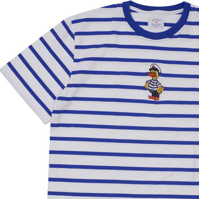 新品 ノア Noah Captain Duck Stripe Top ボーダー Tシャツ Blue ブルー 青 メンズ 新作 半袖tシャツの通販はau Pay マーケット クリフエッジ