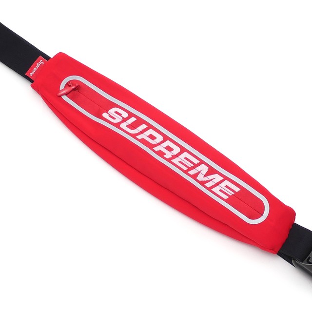 supreme red waist bag