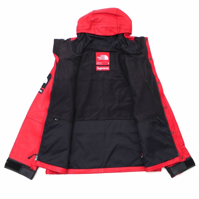 north face leather mountain parka