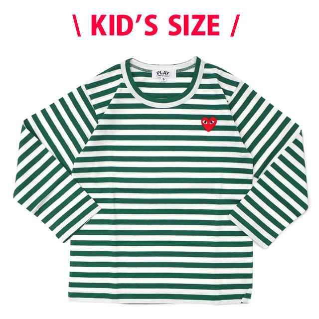 プレイ コムデギャルソン PLAY COMME des GARCONS KIDS BORDER LS TEE