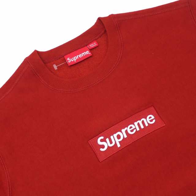 supreme box logo crewneck red