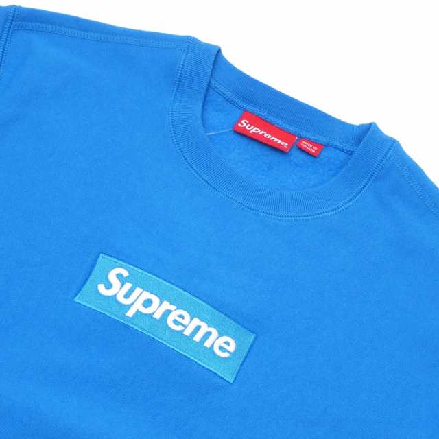 シュプリーム SUPREME Box Logo Crewneck BOXロゴ スウェット BRIGHT ROYAL 新品 209000541134  SWT/HOODY｜au PAY マーケット