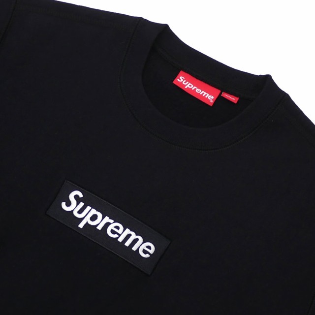 supreme black crew neck