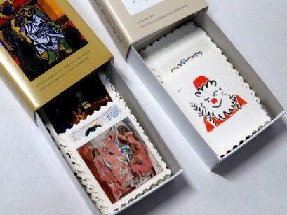 Zak ピカソ 切手型シール マッチ箱風ケース入りセットの通販はau Pay マーケット 雑貨マックス