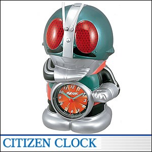 正規品 リズム時計 クロック Citizen シチズン 4se502rh05 目覚まし時計 キャラクター時計 仮面ライダーの通販はau Pay マーケット Change