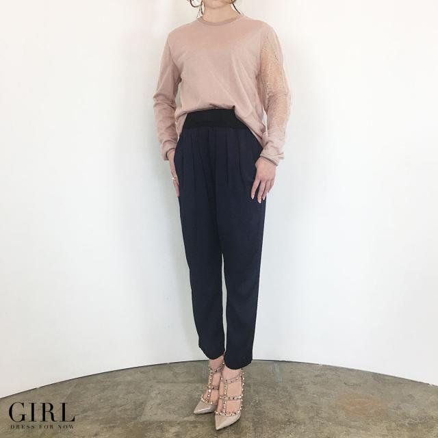 トップス ブラウス プルオーバー デザインカットソー Tシャツ ニット レディース シャツ 長袖 袖付き 袖あり カジュアル 通勤 オフィス の通販はau Pay マーケット パーティードレス通販girl