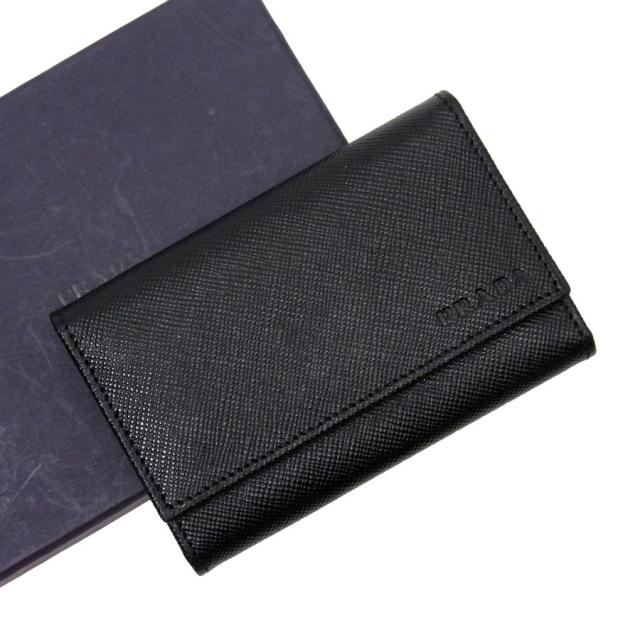 定番人気 中古 プラダ 6連キーケース レディース メンズ ブラック T121の通販はau Pay マーケット ブランドバリュー