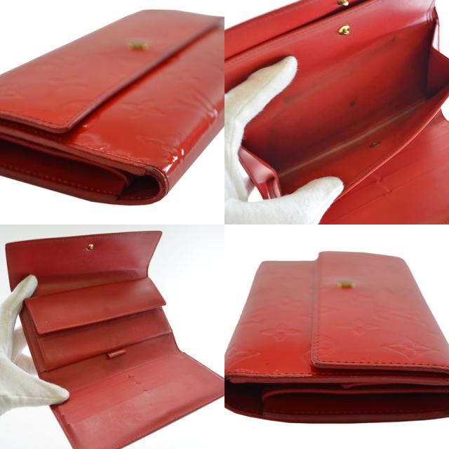 中古 ルイヴィトン 長財布 ポルト トレゾール インターナショナル ヴェル モノグラムヴェルニ レディース 定番人気 ルージュ K6871の通販はau Pay マーケット ブランドバリュー