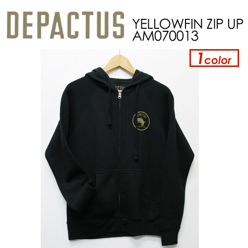 DEPACTUS,ディパクタス,ZIPパーカー,スウエット●YELLOWFIN ZIP UP AM070013の通販は 6,490円