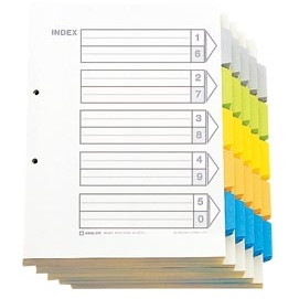 KING JIM 1318-907-100 カラーインデックスA4S(100組)の通販は 5,530円