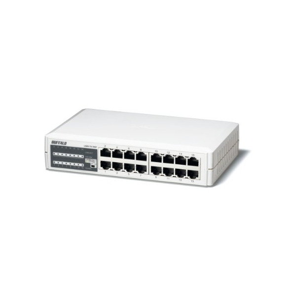 BUFFALO LSW3-TX-16NP [10/100M スイッチングHub プラスチック筐体