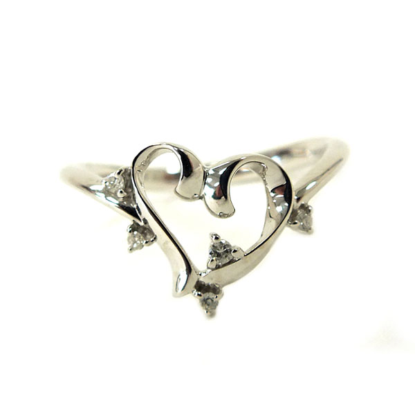 サマンサティアラ K18WG Dia ホワイトゴールド 11号 ダイアモンド 指輪