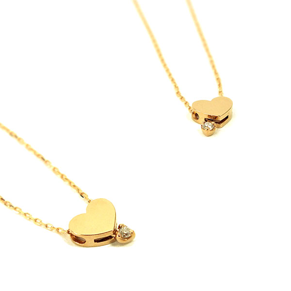 サマンサティアラ Samantha Tiara　K18WPG メヴィウス ハートモチーフ ダイヤモンド ネックレス 2013 新作 サマンサティアラ Samantha Tiara K18WPG メヴィウス ハートモチーフ