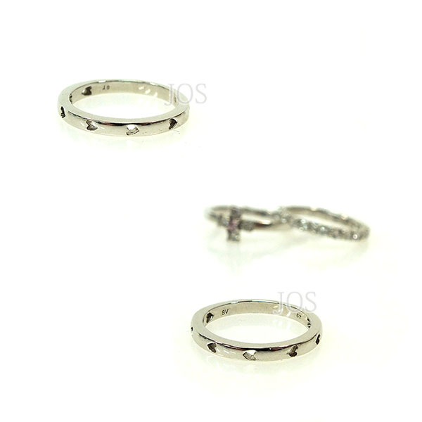 サマンサタバサ Samantha Silva サマンサシルバ SV CZ(Wh/Pk) クロス