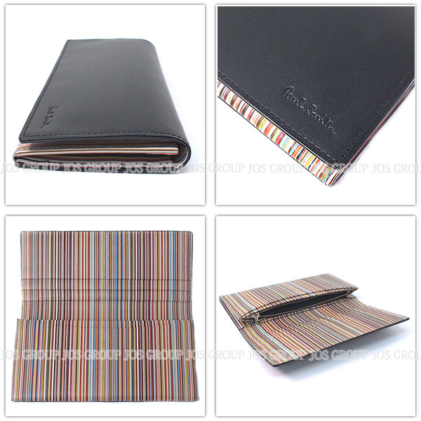 【美品】ポールスミス インサイドマルチ 長財布 レザー マルチカラー ポールスミス 財布 メンズ レディース Paul Smith インサイド