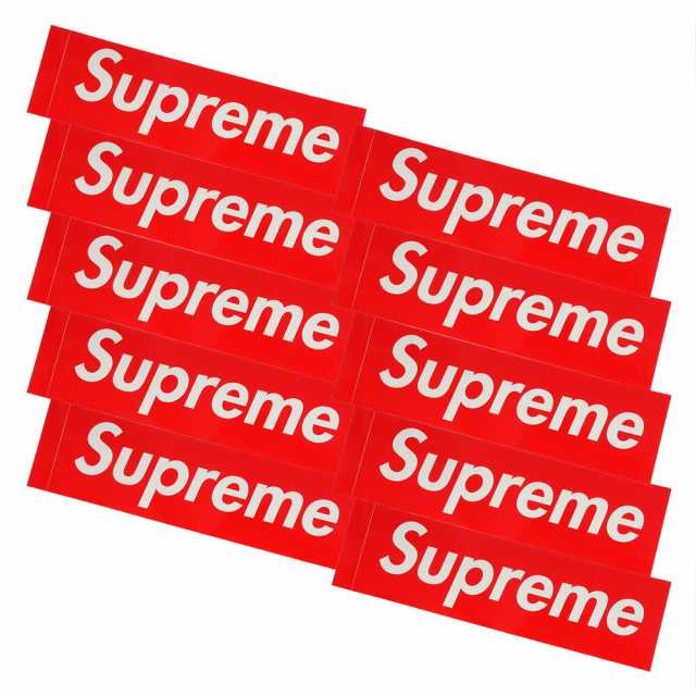 新品 Supreme シュプリーム Box Logo Sticker 10枚セット ボックスロゴ ステッカー Red 290 000699 013 10 グッズ の通販はau Pay マーケット Essense