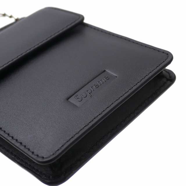 シュプリーム Supreme Leather Id Holder Wallet Black 新品 グッズの通販はau Pay マーケット Essense