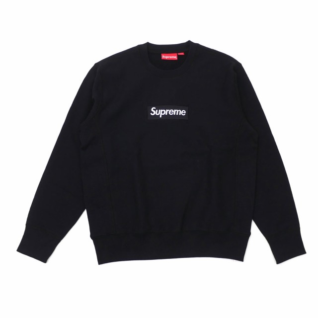 black supreme box logo sweatshirt