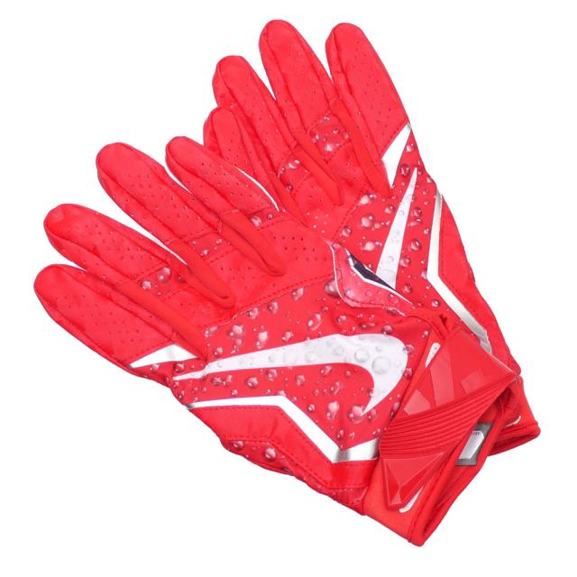 supreme nike vapor jet 4.0 football gloves red
