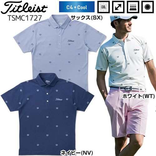 タイトリスト Titleist メンズ ゴルフウエア C4+COOL クローバー