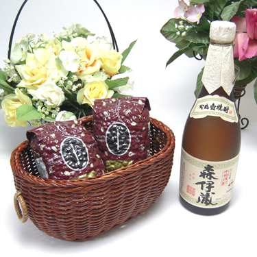 【贈り物限定】 森伊蔵酒造「森伊蔵」芋25度720ｍｌ[鹿児島県] +オススメ珈琲豆（特注ブレンド200ｇ、ハッピーブレンド200ｇ）