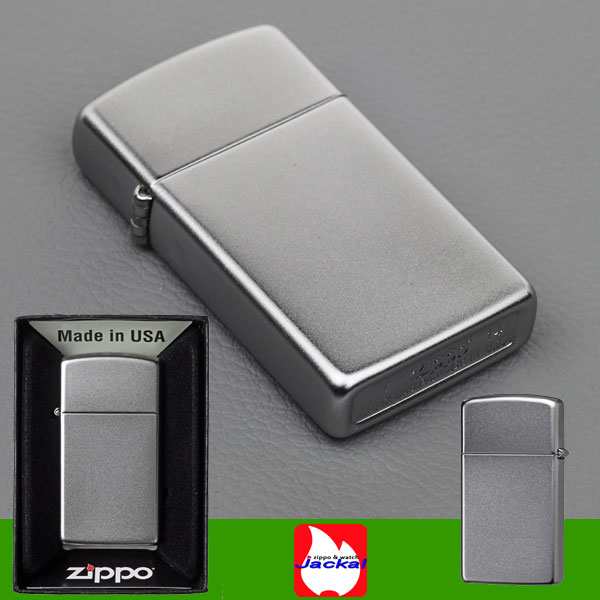 zippo(ジッポーライター)スリム 1605 SLIM SATIN CHROME#1605【ヤマト