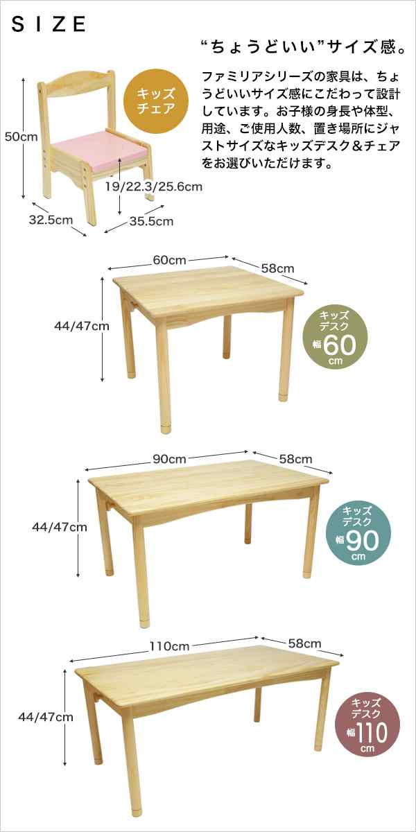 送料無料 ファミリア Familiar キッズテーブル幅90サイズ Fam T90 子供用机 キッズデスク 子供用テーブル 高さ調節 木製の通販はau Pay マーケット ファースト家具 1st Kagu