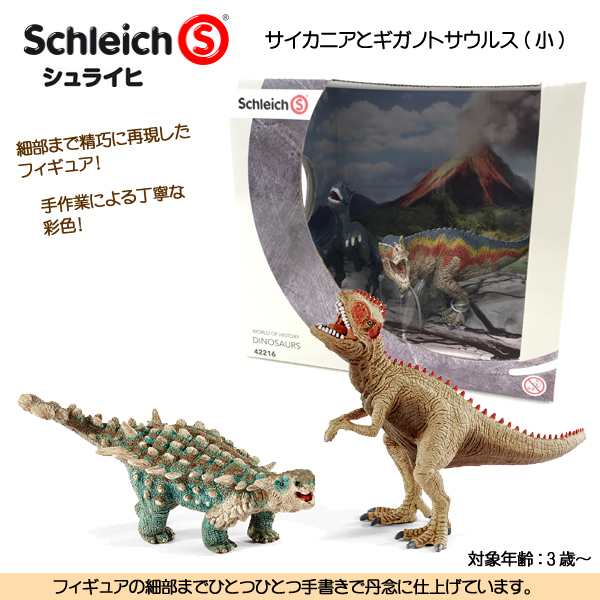 送料無料 サイカニアとギガノトサウルス 小 恐竜フィギュア ディノサウルス シュライヒの通販はau Pay マーケット ファースト家具 1st Kagu