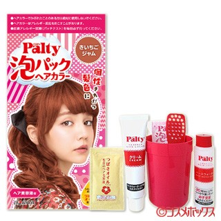 5 還元 価格据え置き パルティ Palty 泡パックヘアカラー きいちご