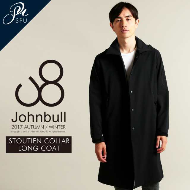 メンズ ステンカラーコート メンズファッション ダブルクロス 2way ストレッチ フード 脱着 ステンカラーコート Johnbull ジョンブル 125の通販はau Pay マーケット Spu スプ