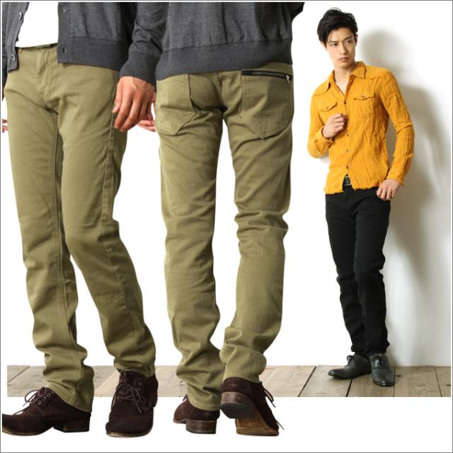 パンツ メンズ Johnbull ジョンブル ストレッチ サテン ワンサイド ジップ パンツ 男性 メンズ 送料無料 代引き手数料無料 の通販はau Pay マーケット Spu スプ