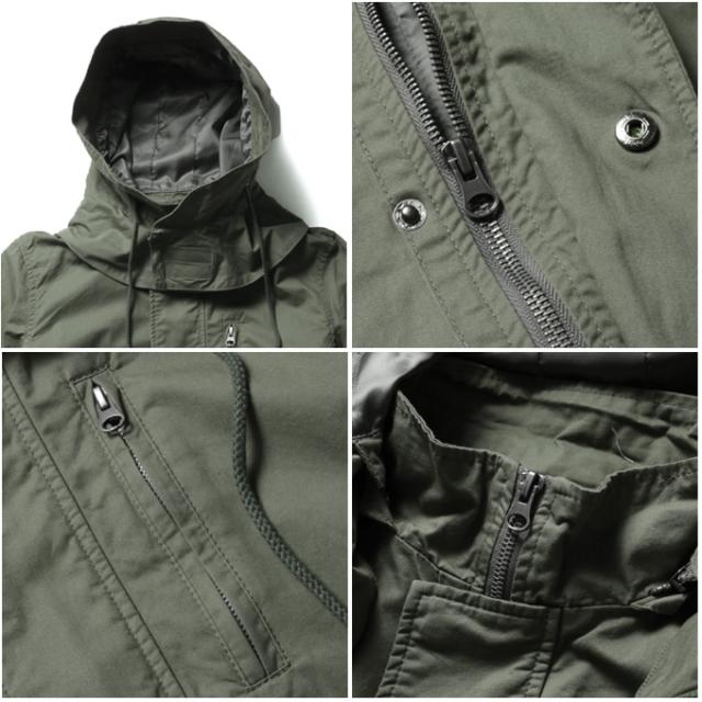 ロング丈モッズコート メンズ 秋冬 カーキ ネイビー モカ ブラック ベージュ M Lの通販はau Pay マーケット Spu スプ