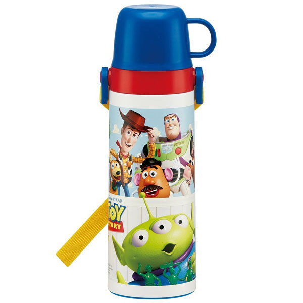 トイストーリー 水筒 超軽量 ハンドル式コップ付 2way中栓ステンレスボトル 600ml トイストーリー16 Ska の通販はau Pay マーケット 住マイル
