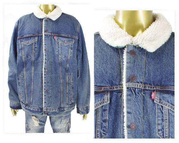 リーバイス ビッグサイズ対応 シェルパトラッカージャケット ボア デニムジャケット メンズ Levis 0041ﾎﾞｱ の通販はau Pay マーケット Alpha Plus