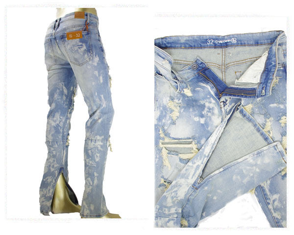 クリスプデニム Usaブランド クラッシュ ダメージ ブロークン ブリーチ デニムパンツ メンズ Crysp Denim Crysph17 12 ﾀﾞﾒ の通販はau Pay マーケット Alpha Plus
