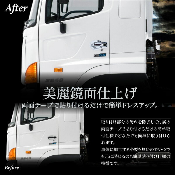 日野グランドプロフィア専用ドアハンドルメッキガーニッシュ左右セットエアループ非装着車の通販はau Pay マーケット レビューを書いてp5倍 送料無料 大型商品除く Ggbank