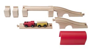 Ikea イケア 木製おもちゃ トレイン電車列車セット 橋 トンネル 11ピース Lillabo Rcp の通販はau Pay マーケット キャラメルカフェ