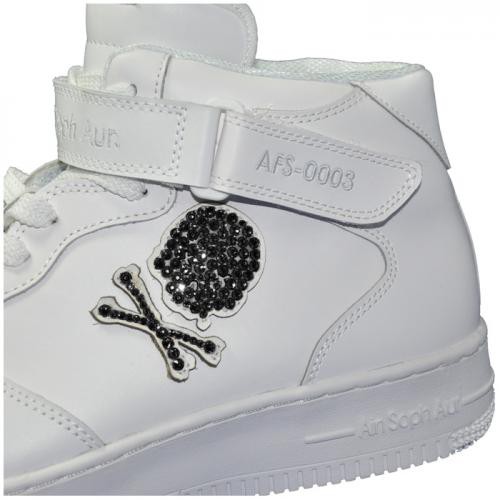 AinSophAur(アインソフオウル)Ain Force 1 MID cut Swarovski(W-J)White×ジェット Ain Soph  Aur アイン ソフ オウル スニーカーの通販はau PAY マーケット - ＵＰＰＥＲ ＧＡＴＥ | au PAY マーケット－通販サイト