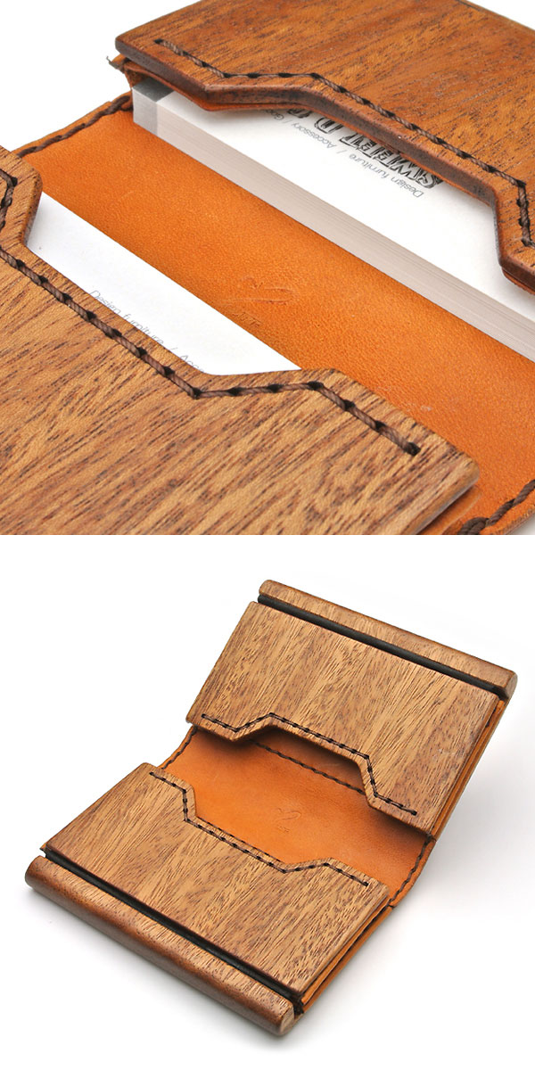 LIFE [ライフ] for card case05 木と革の名刺入れの通販はau PAY