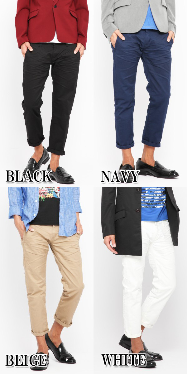 Murder License(マーダーライセンス) ストレッチクロップドチノパンツ Murder License(マーダーライセンス) ストレッチクロップドチノパンツ